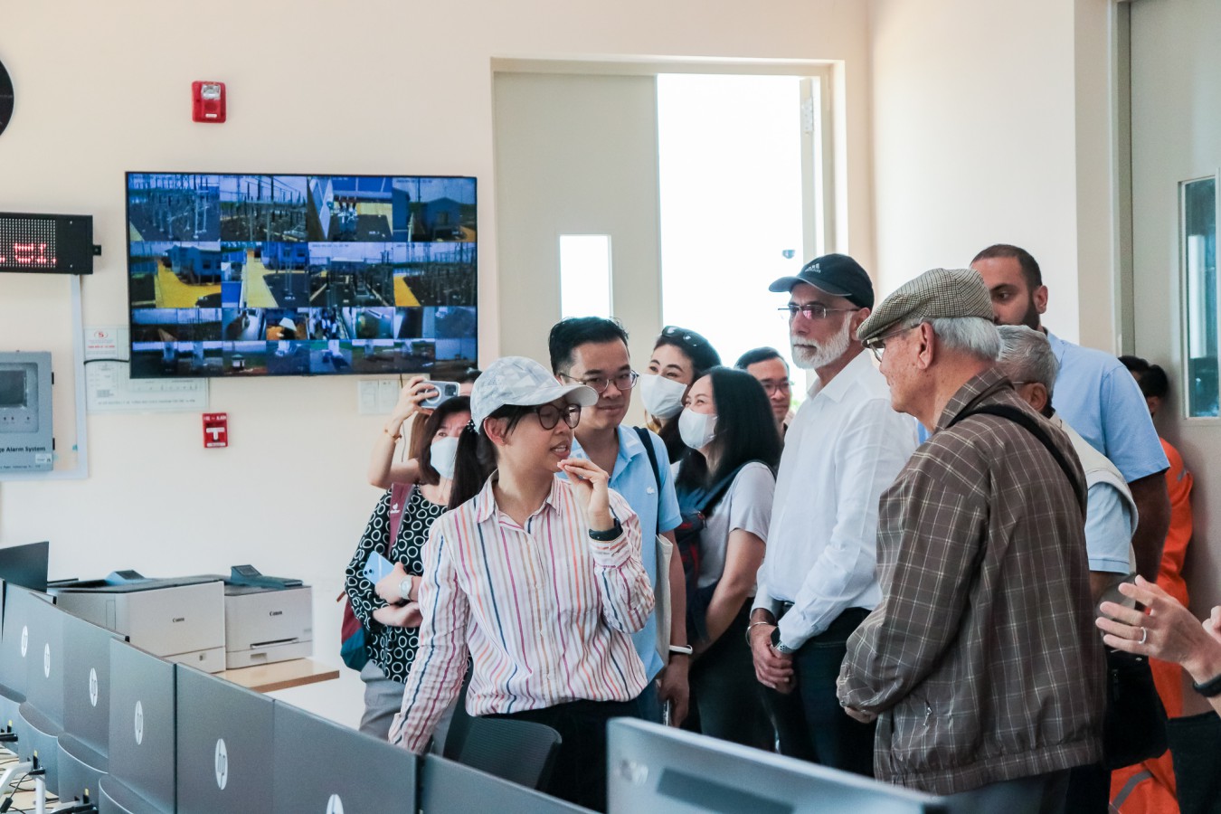 Wind farm site visit, Vietnam