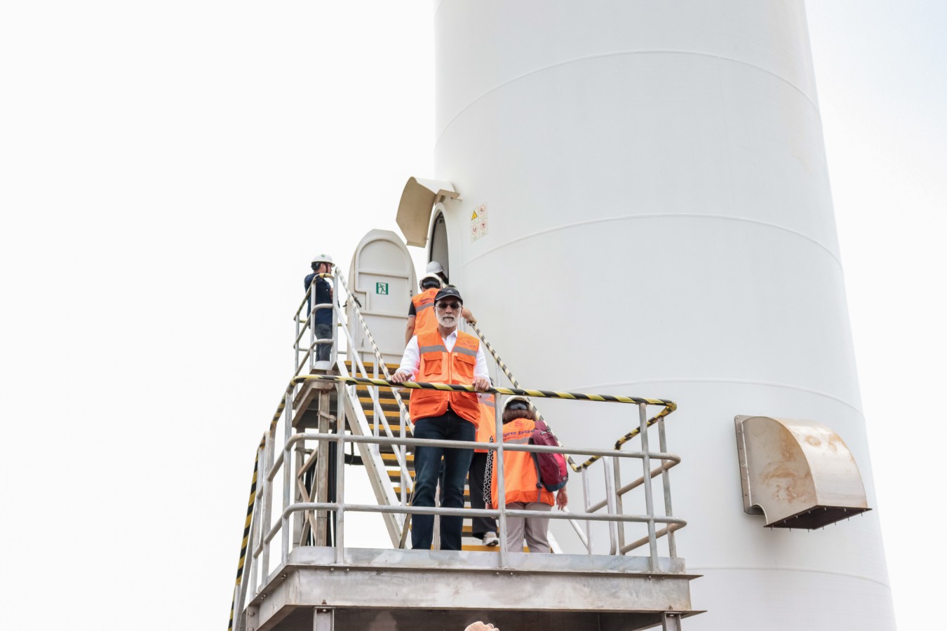 Wind farm site visit, Vietnam